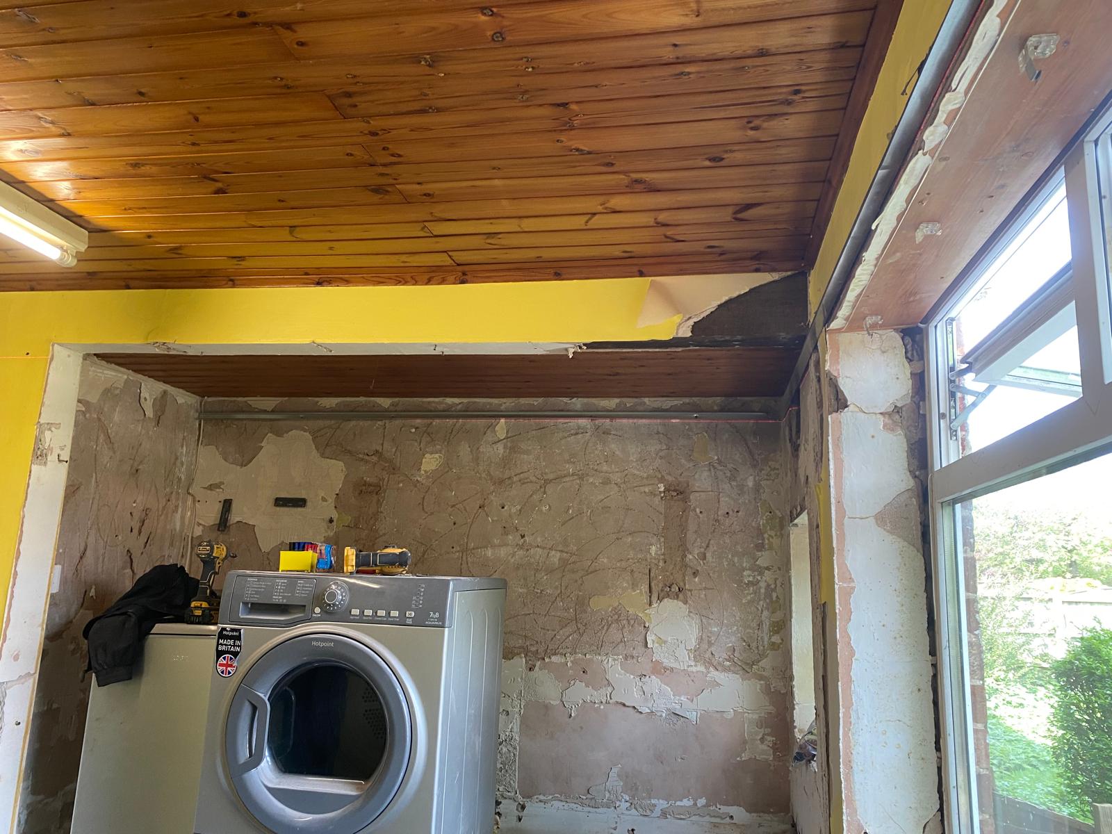 Empty property before refurbishment by NC Joinery